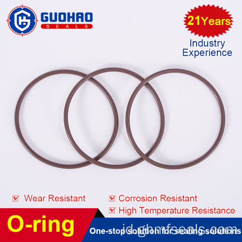 Warna o-ring karet datar tahan suhu tinggi